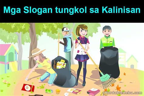 slogan kalinisan ng kapaligiran